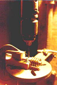 Drilling a worm gear (c) Jock Dempsey