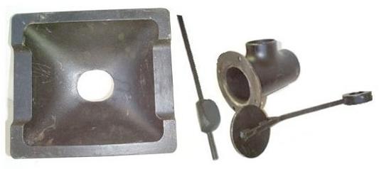 Forge firepot and clinker breaker