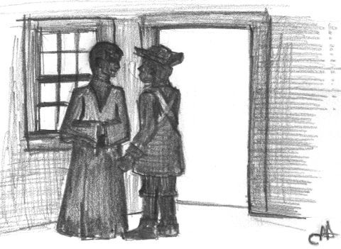 Will and Priest (c) 2002 Jock Dempsey