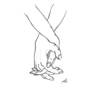 Lover's Hands (c) Jock Dempsey