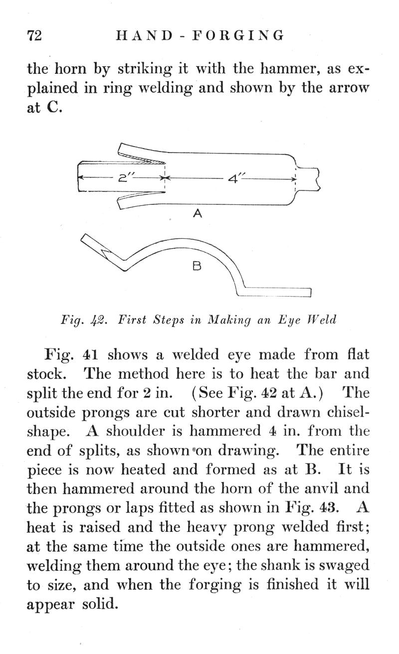HAND, FORGING, horn, striking, hammer, ring, welding, Eye Weld, chisel-shape, anvil, heat