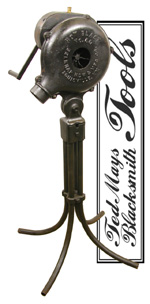 Belknap Hot Blast Hand Crank Blower