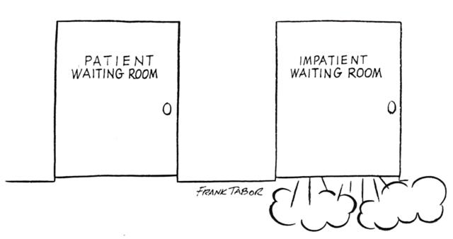 Patient Waiting Room, Impatient Waiting Room - door slaming