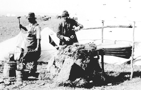 First Blacksmith Shop in Guthrie OK 1889