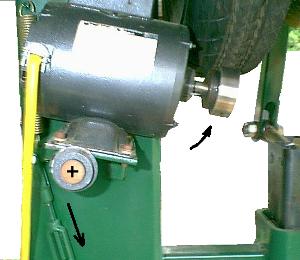 Tirehammer motor clutching